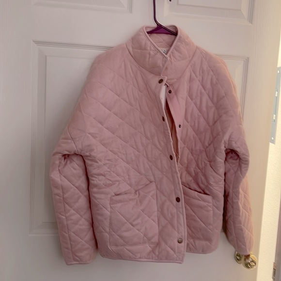 Jen & Co light pink super cute soft snap front jacket - Picture 3 of 11